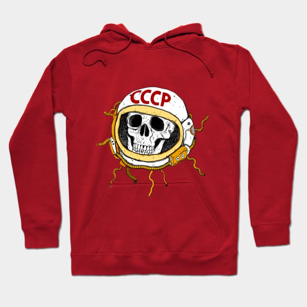 Soviet Cosmonaut Hoodie by lucamendieta